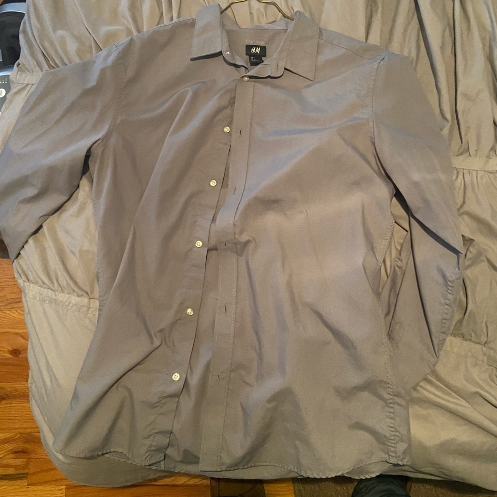 H and m dress shirt